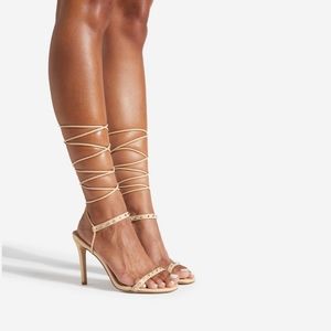 NEW Beige Spike Heels